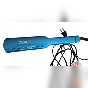 Nano Titanium 1.7" Wide Flat Iron for All Hair - Straightener with 5 Temps EUC